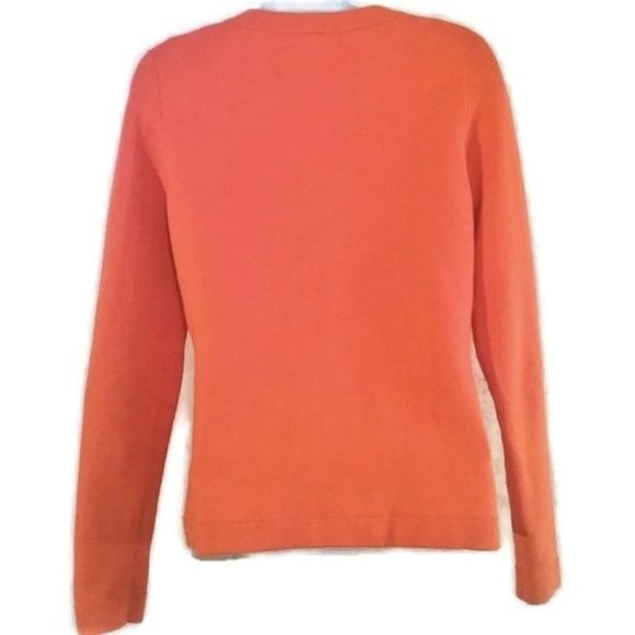 Banana Republic Orange Button Up Cardigan Sweater Size Small - Picture 3 of 7